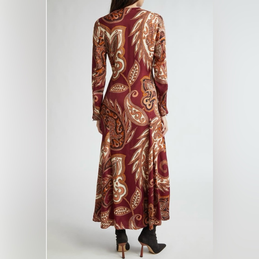 NWT Farm Rio Elegant Paisley Maxi Dress - Picture 2 of 6
